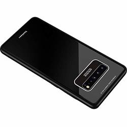 PWireless Samsung S10 5G-EYE Protection Phone Case Mirror Phone Case All-inclusive High-end Drop-resistant Phone Case Plexiglass Mirror 3D Panel Black
