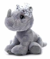 The Petting Zoo Rhino Stuffed Animals Gifts For Girls Lashz Rhino Plush Toy 12 Inches