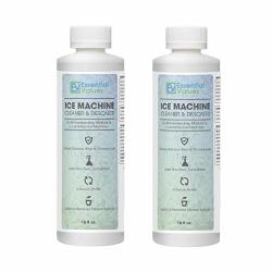 Essential Values Ice Machine Cleaner 16 Fl Oz - Nickel Safe Descaler Ice Maker Cleaner Universal Application For Affresh whirlpool 4396808 Manitowac Ice-o-matic Scotsman Follett Ice Makers