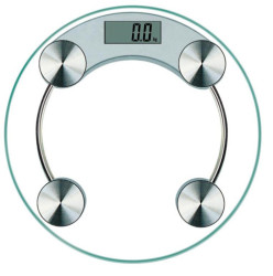 180kg Personal Digital Round Glass Scale Capacity