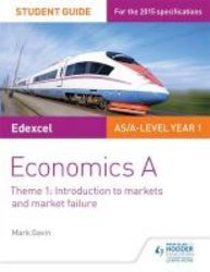 Edexcel Economics Student Guide: Theme 1 Paperback