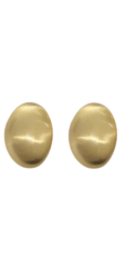 Women's Chunky Frosting Gold Earrings