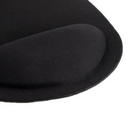 Tuff-Luv Ultra Slim Pad And Cloth Wrist Supporter Mouse Pad Black