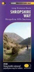 Shropshire Way - Shropshire Hills Sections Sheet Map Folded XT40