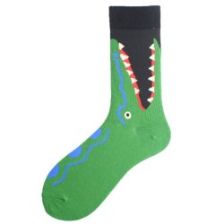 Funky Socks - For Adults One Size Fits All Funky Crocodile