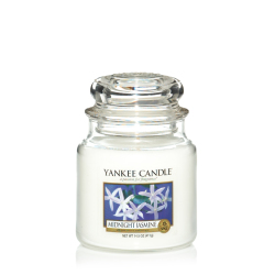 Yankee Candle Midnight Jasmine Medium Jar Retail Box No Warrantyproduct Overview:about Medium Jar Candlesthe Traditional Design Of Our Signature Classic Jar Candle Reflects A