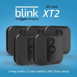 Blink XT2 Outdoor indoor Smart Security Camera With Cloud Storage Included 2-WAY Audio 2-YEAR Battery Life 5 Camera Kit