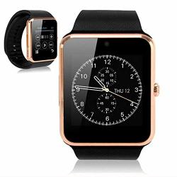 Bluetooth Smart Watch Touchscreen With Camera Ezone GT08 Unlocked Watch Cell Phone With Sim Card Slot Smart Wrist Watch Smartwatch For Android Samsung Ios