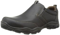 Skechers USA Footwear Mens Skechers Men's Montz Devent Slip-on Loafer Black 9.5 M Us