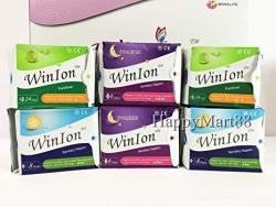 Winion Anion Sanitary Napkins Pad Set Of 2 Packs Of Day Overnight Pantiliner By Winalite Love Moon