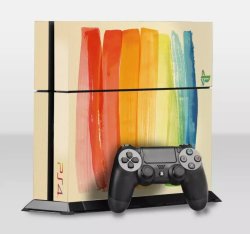 Painted Canvas Playstation 4 Skin