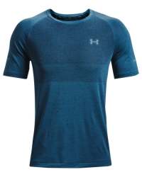 Men's Ua Vanish Seamless Run Short Sleeve - Blue Flannel Sm