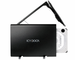 Icy Dock iCYDOCK MB664UEA-1SB Black SATA 3.5" External Enclosure