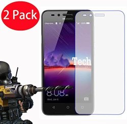 2 Pack - Huawei Y3 II Tempered Glass Foneexpert Tempered Glass Crystal Clear Lcd Screen Protector Guard & Polishing Cloth For Huawei Y3 II