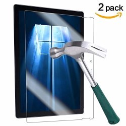 TANTEK Anti-scratch Tempered Glass Screen Protector For Microsoft Surface Pro 4 - 2 Pack
