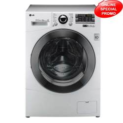LG F14a8fds25 Silver 9kg 1400 Rpm Steam Front Loading Washing Machine