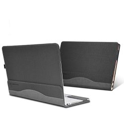 For Hp Spectre X360 13.3 Inch Case Pu Leather Folio Stand Cover For Hp Spectre X360 13.3 2 In 1 Laptop Sleeve Grey