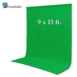 Limostudio Photo Video Photography Studio 9X13FT Green Fabricated Chromakey Backdrop Background Screen AGG1855