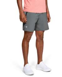 Men's Ua Launch Sw 7 Inch Shorts - Black Medium Heather XXL
