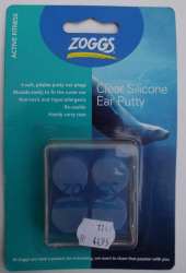 Zoggs - Clear Silicone Ear Putty - Swimming Plugs