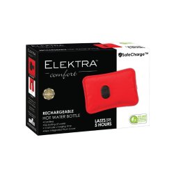 Elektra Hot Water Bottle - Red