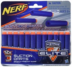 Official Nerf N-strike Elite Series Suction Darts 12-PACK