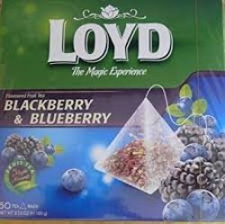 Loyd The Magic Experience Flavored Fruit Tea Blackberry & Blueberry 50 Teabags