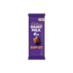 Cadbury Slab 80G Assorted - Biscuit Chocolate