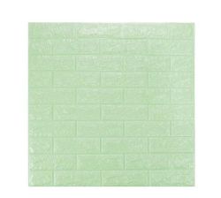 3D Peel & Stick Self-adhesive P.e Foam Wallpaper Panel - Lime