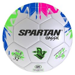 Spartan Pu Leather Training Soccer Ball Classic Hand Stitched Football - 5 Size SPN-FB13A