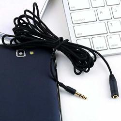 Barhunkft Tm 10FT 3.5MM 1 8" Stereo Audio Aux Headphone Cable Extension Cord Male To FEMALE 1X