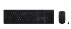 Lenovo 4X31K03931 Wireless Keyboard And Mouse Combo - Black