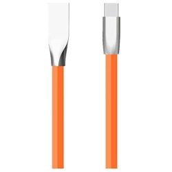 Mchoice New Aluminum Type-c Sync Data Light Tpe USB C Charger Cord For Samsung Galaxy Note 8 Orange