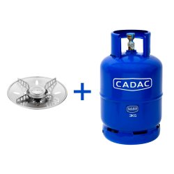 gas cylinder with cooker top