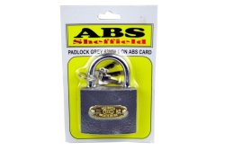 Padlock Grey 63MM 1 On Abs Card