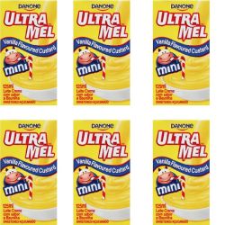 Danone Ultra Mel Uht Vanilla Custard - 6 X 125ML