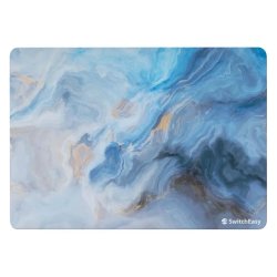 SwitchEasy Marble Hard Shell Case For Macbook Pro 14" 2021 - Marine Blue