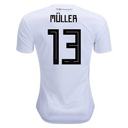 Muller 13 Germany National Soccer Team Home Jersey Men's 2018 Color White Size L