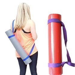 Yunzyun Yoga Mat Strap Adjustable Mat Carrier Sling Stretching Strap With Thick Durable And Comfy Delicate Texture 63 Inches Yoga Mat Sling Shoulder Carry