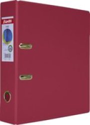 Bantex A4 70mm Lever Arch File in Burgundy
