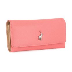 Polo Saffiano Trifold Purse Pink Prices Shop Deals Online PriceCheck