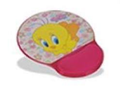 Tweety Wrist-rest Mouse Pad Colour: Pink Retail Box No Warranty