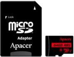 Apacer 64GB Class 10 Micro-sd+adaptor