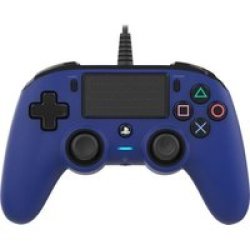 Nacon - Blue Wired Compact Controller PS4