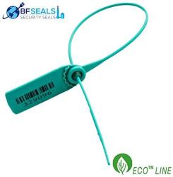 Correlative Numbered 15 BFSEALS Pull-Tight Eco-Plastic Security Seal Green Color 100 pcs