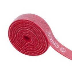 Orico Reusable |dividable Hook And Loop Cable 1M Ties Red