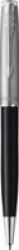 Sonnet Ballpoint Pen - Medium Nib Black Ink Sand Blasted Metal Black With Chrome Trim
