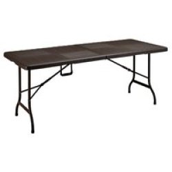 - 1.8M Hdpe Table - Brown