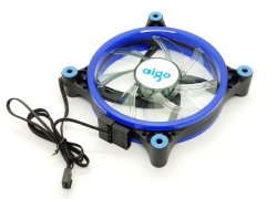 Baobab Aigo 120MM Black Case Fan With Blue LED