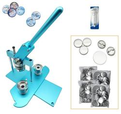 Chibuttons Button Maker Kit 37mm 1 1 2 Badge Press Machine B400 37mm Round Die Moulds 0 Set Button Components Adjustable Circle Cutter Blu Prices Shop Deals Online Pricecheck